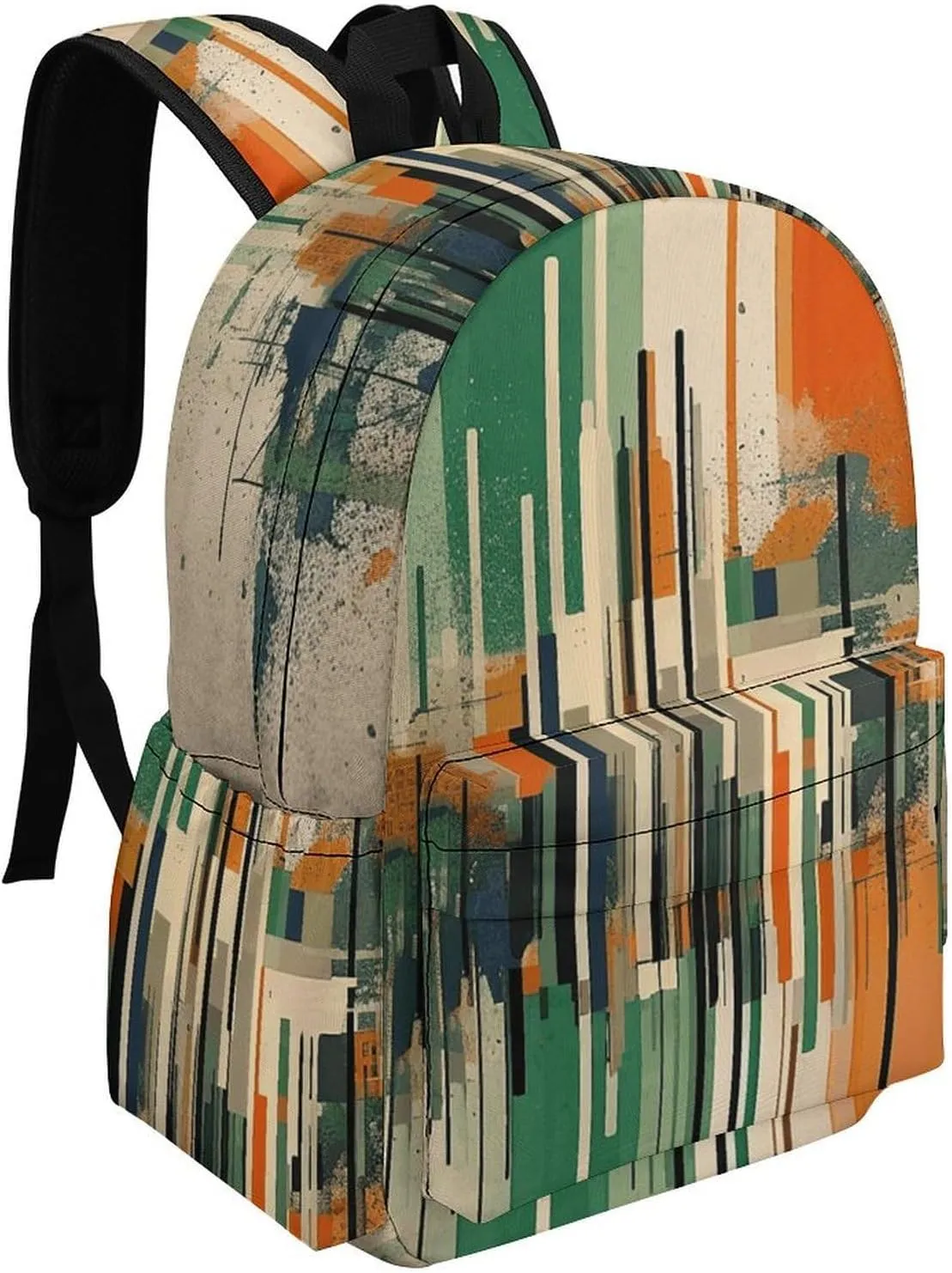 Laptop Backpack for Women Men Daypack Waterproof Complex Patterns Computer Bag Business Work Bag for Travel