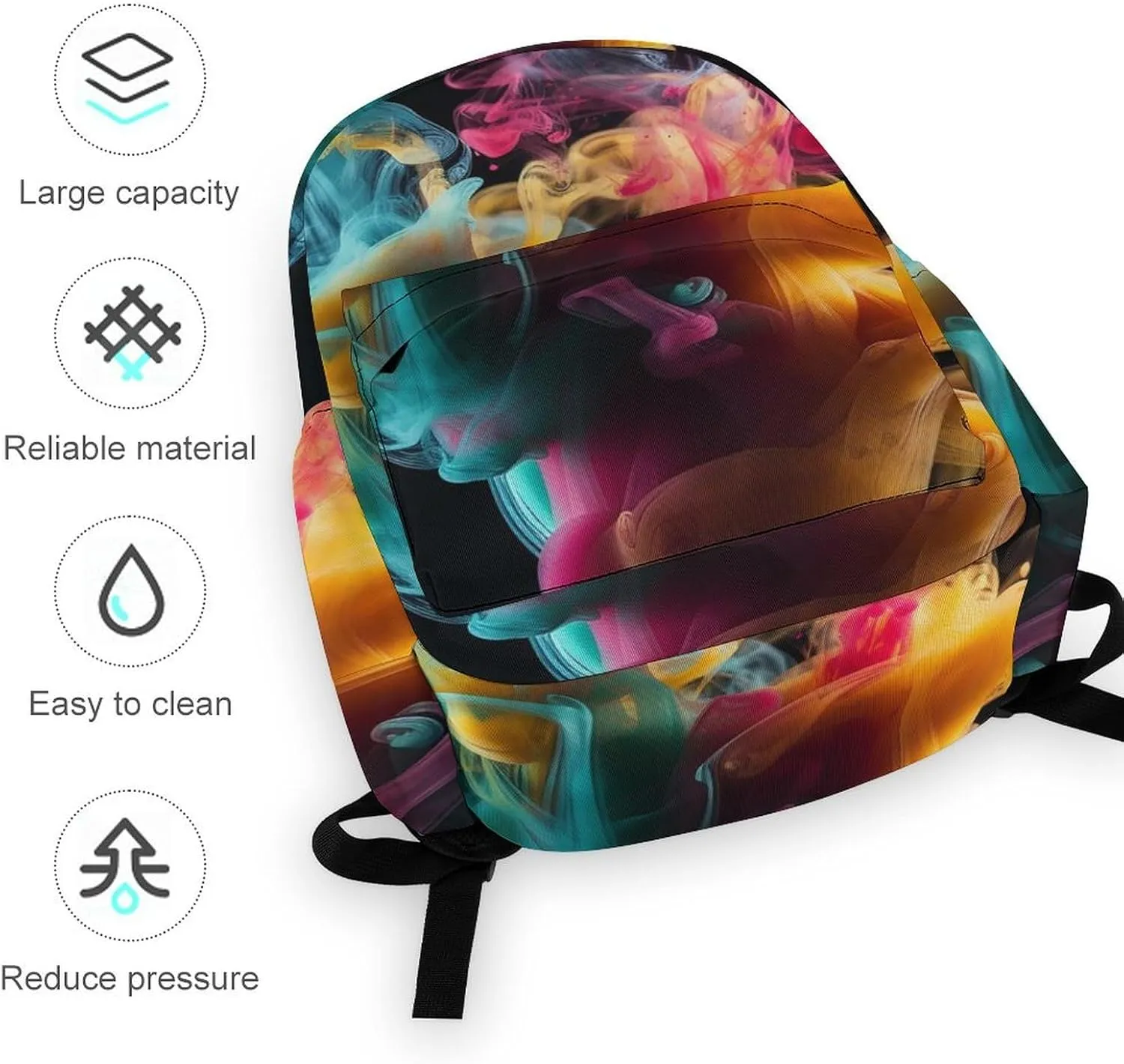Laptop Backpack for Women Men Daypack Waterproof Melt In The Water Computer Bag Business Work Bag for Travel