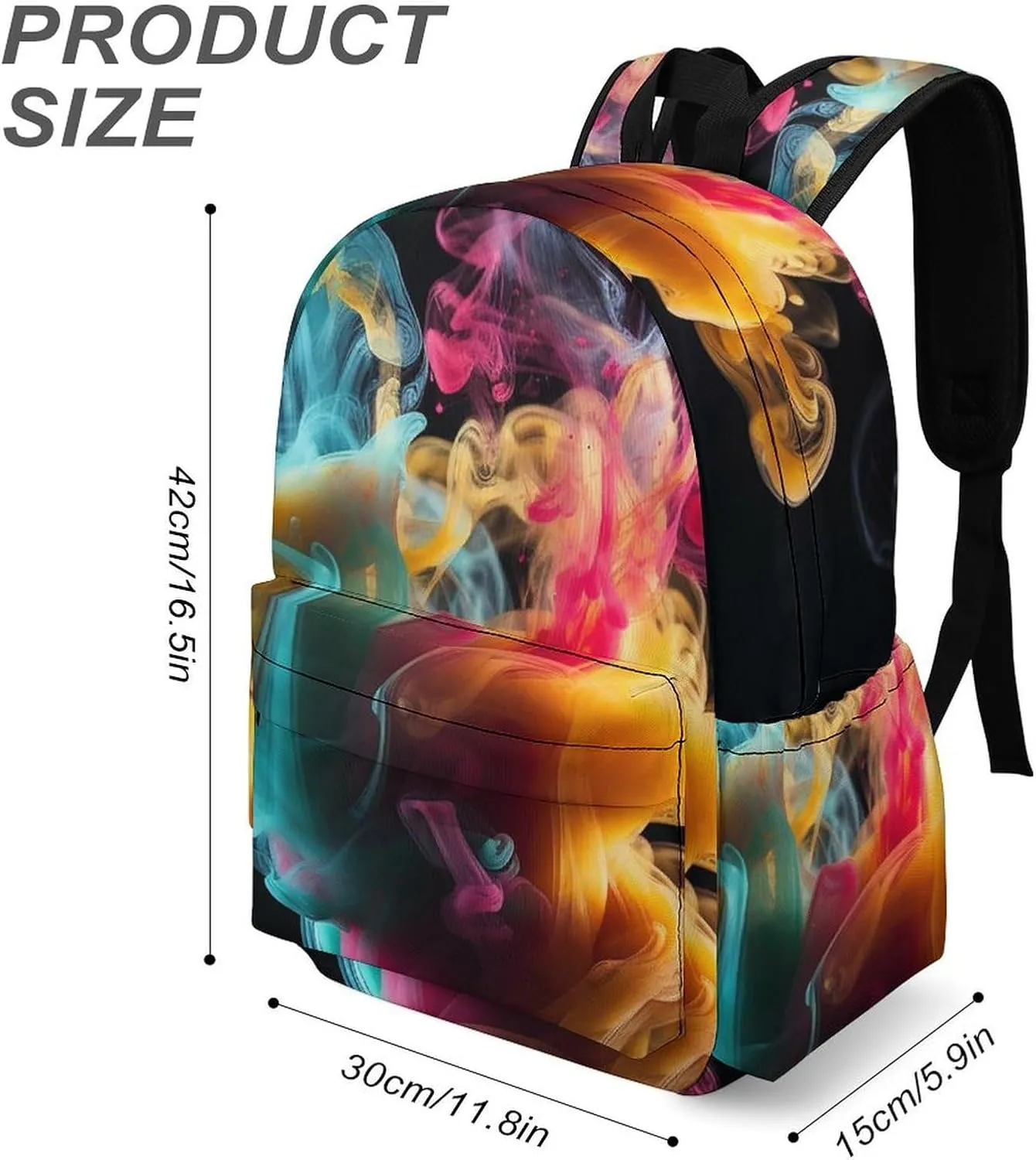Laptop Backpack for Women Men Daypack Waterproof Melt In The Water Computer Bag Business Work Bag for Travel