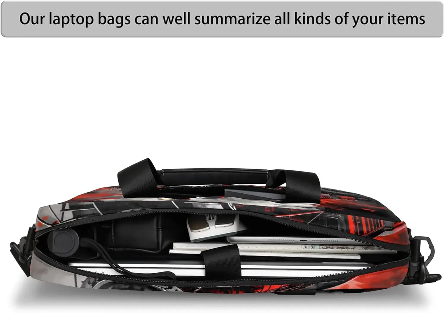 Laptop Bag 15.6 Inch Laptop Sleeve Case with Shoulder Straps Computer Slim Briefcase for Men and Women
