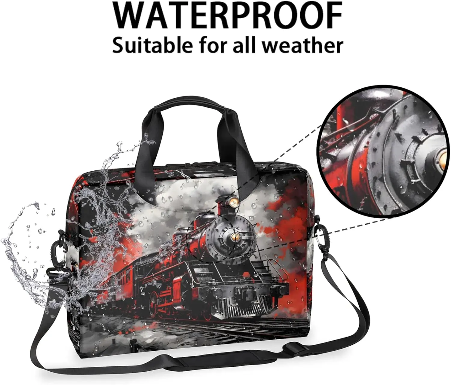 Laptop Bag 15.6 Inch Laptop Sleeve Case with Shoulder Straps Computer Slim Briefcase for Men and Women