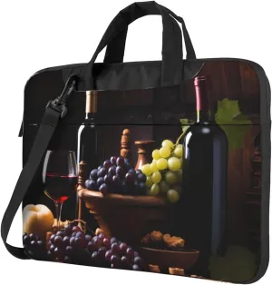 Laptop Bag fit,Skull and US Flag Laptop Briefcase, Suitable for Office School Travel