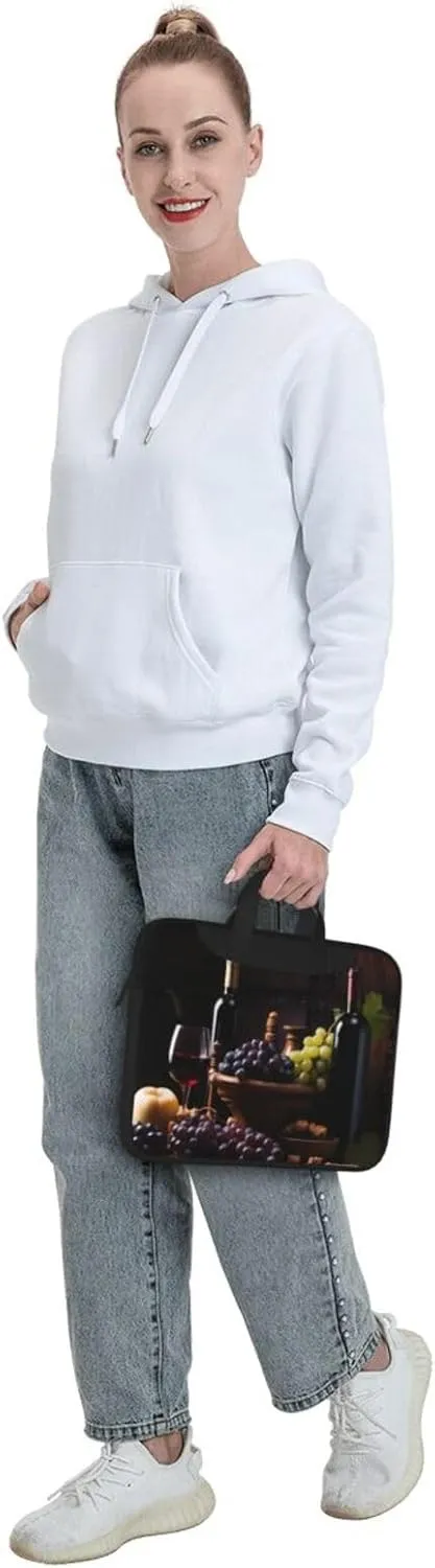 Laptop Bag fit,Skull and US Flag Laptop Briefcase, Suitable for Office School Travel