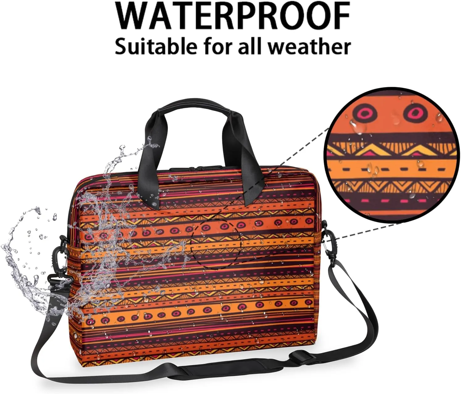 Laptop Shoulder Bag 14 15 15.6 inch Computer Bags Travel Offices Work Carrying Handbag Briefcase