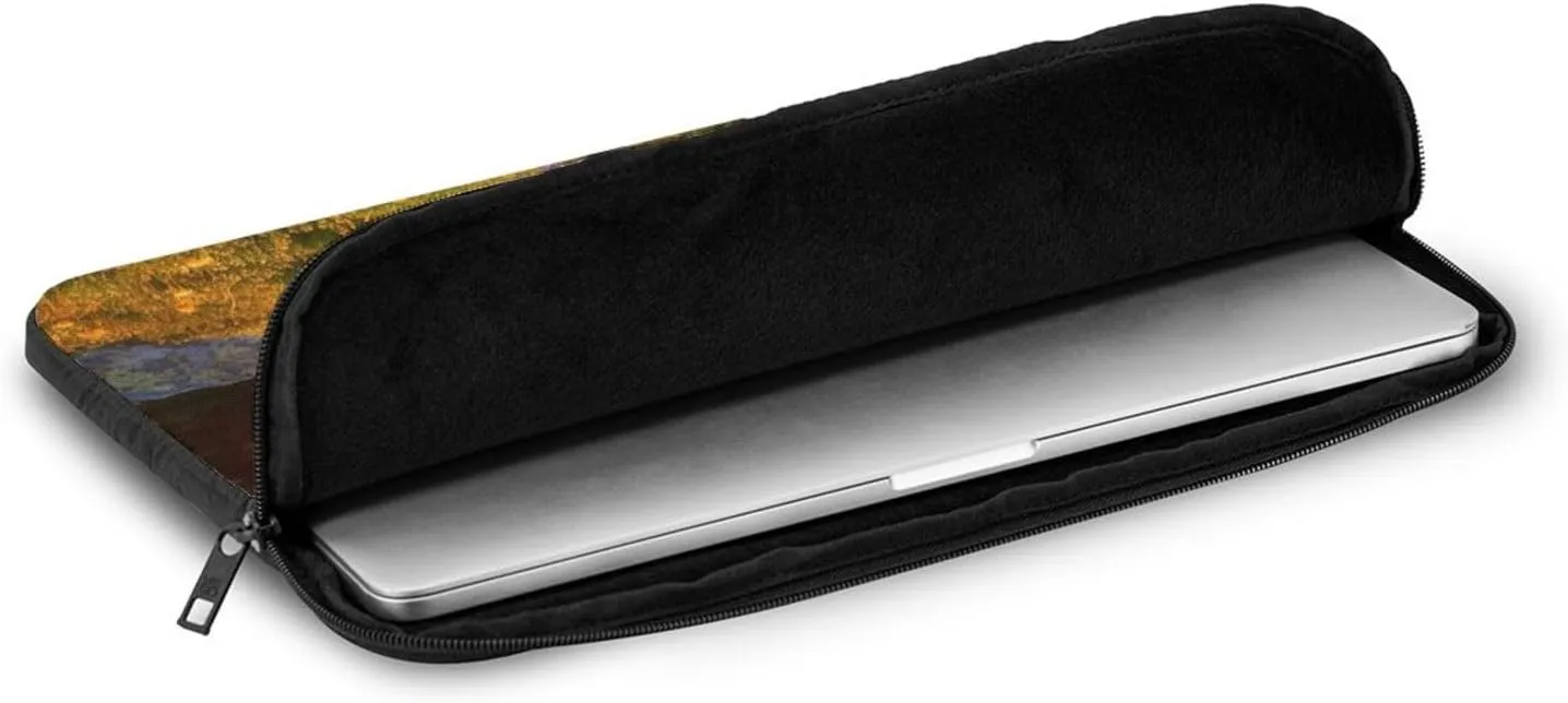 Laptop Sleeve Laptop Case Bag Shockproof Computer Carrying Bag Rocky Mountain Sunset Sunshine Briefcase Handbags 15 inch