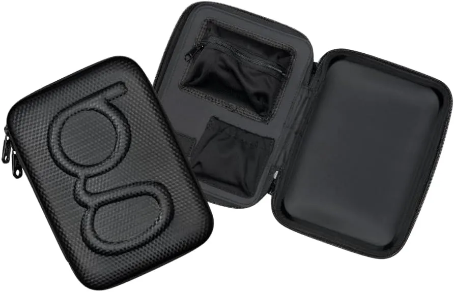 Large Diabetes Travel Case Hard Shell, Organizer for Glucose Monitor, Insulin Pen, BGL Strips, Syringe, Needles & Diabetic Supplies, Premium & Durable with Extra Compartment, Black