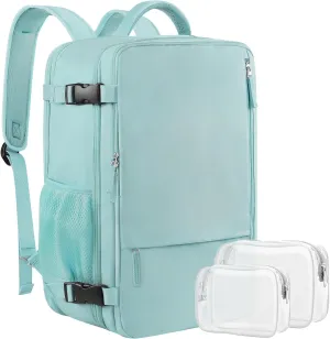 Large Travel Backpack for Women, 40L Carry On Backpack, 17 Inch Laptop Waterproof Backpack, College Bookbag, Backpack for Women, as Person Item Flight Approved