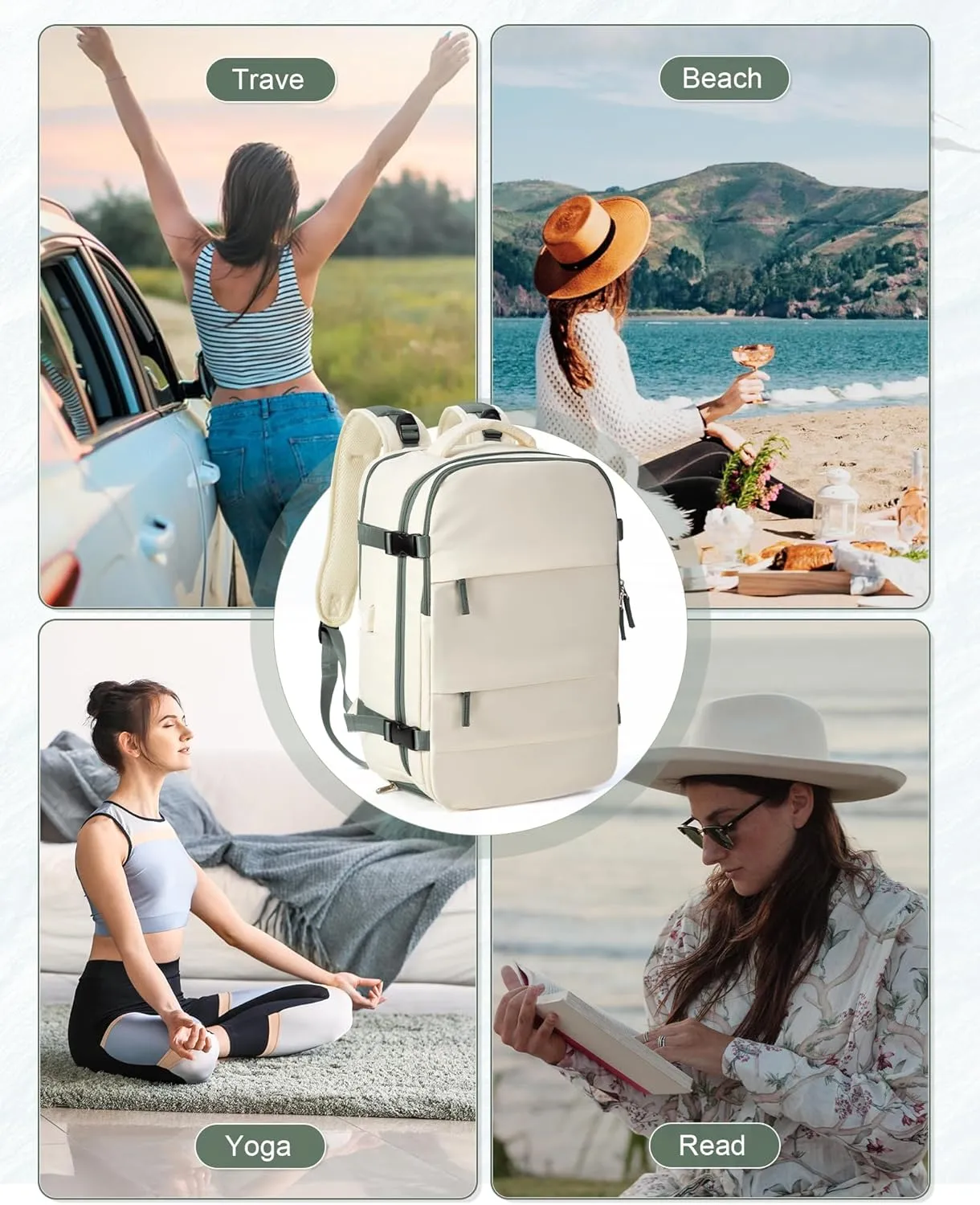 Large Vacuum Backpack Travel with Pump, Waterproof Compression Backpack, Airback Personal Item Carry on Backpacks, Vacpack Compression Bags for Seal, Business Travel Backpacks for Women Men