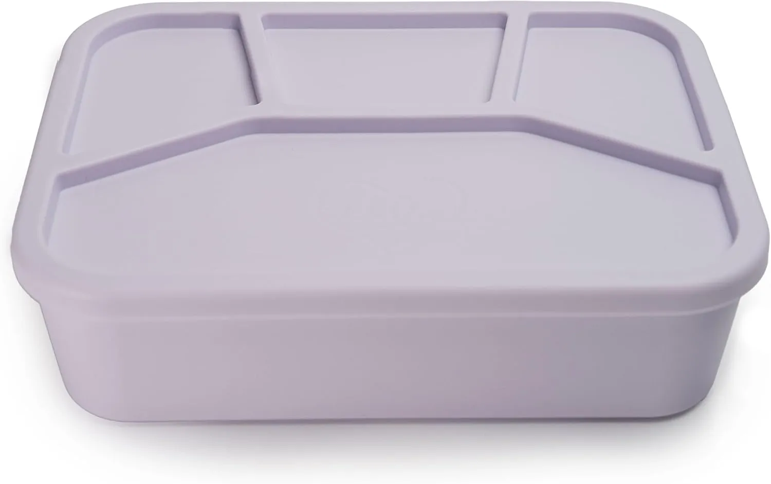 Leak Proof Bento Box Food-Grade Silicone Bento, BPA, Phthalate, Lead, & PVC Free - Bento Lunch Box for Daycare, Kids, & Adults - Leak Resistant Sets With Lids Snack Box Container (Lilac 4)