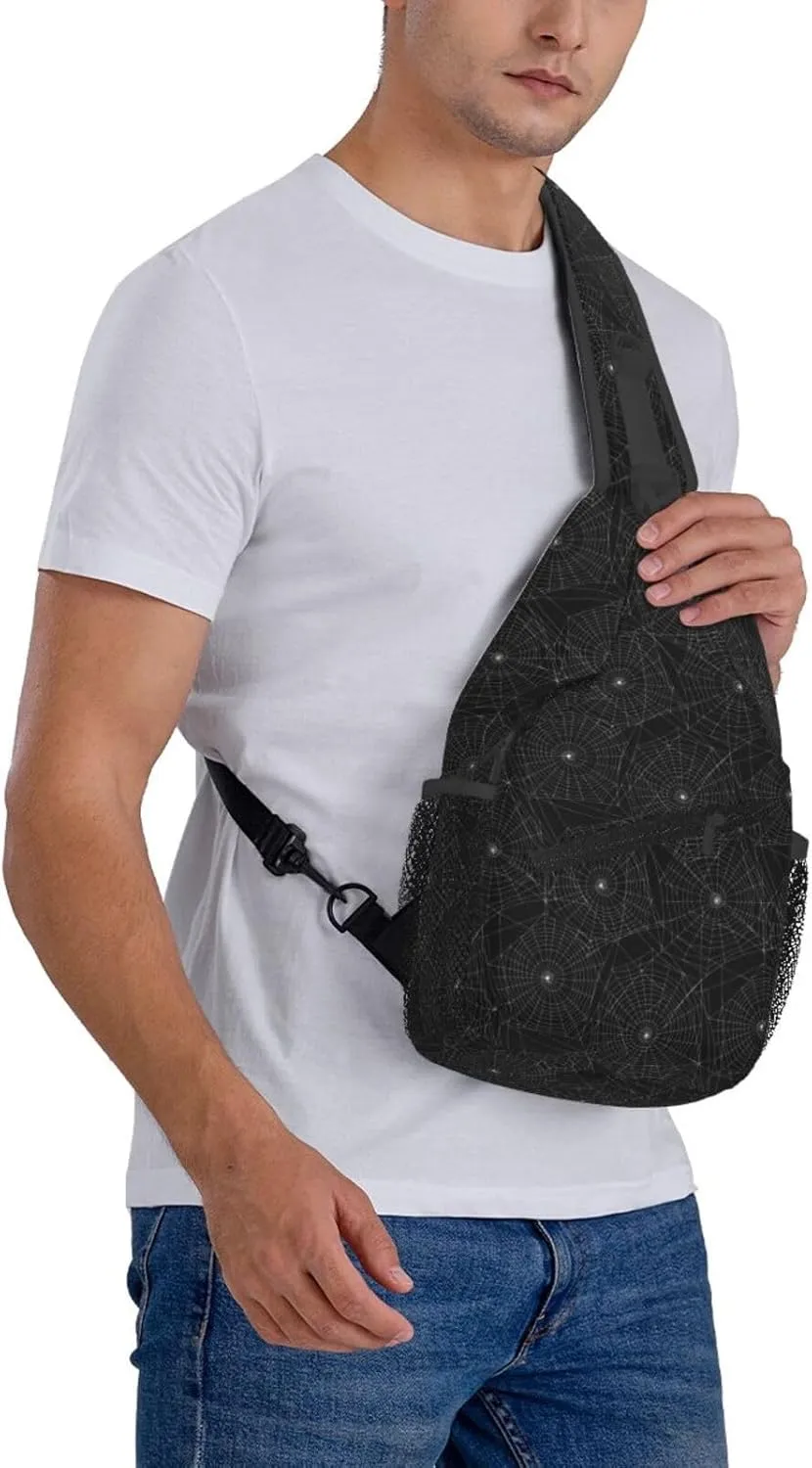 LGBT Rainbow Sling Bag Casual Chest Bags Adjustable Crossbody Bag Shoulder Backpack For Travel Hiking
