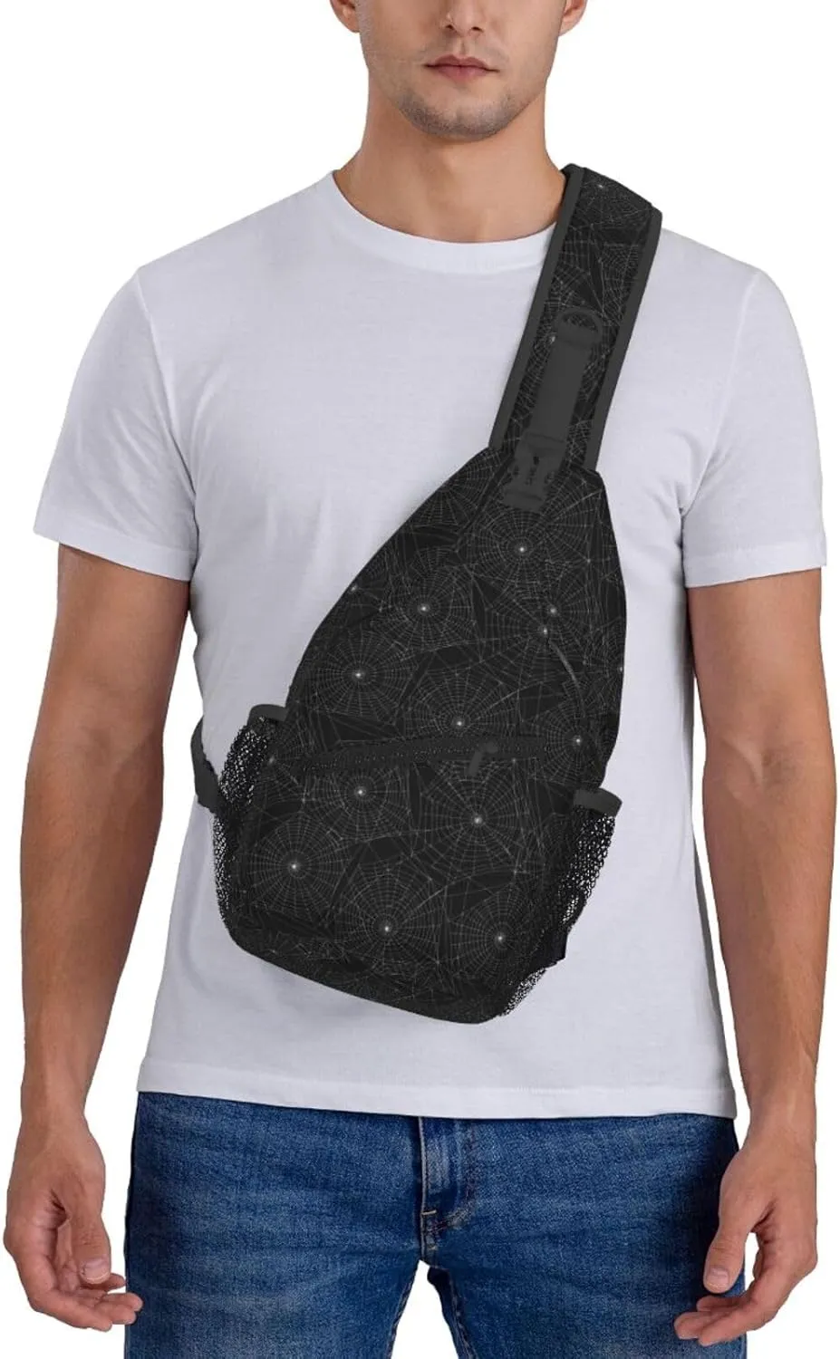 LGBT Rainbow Sling Bag Casual Chest Bags Adjustable Crossbody Bag Shoulder Backpack For Travel Hiking