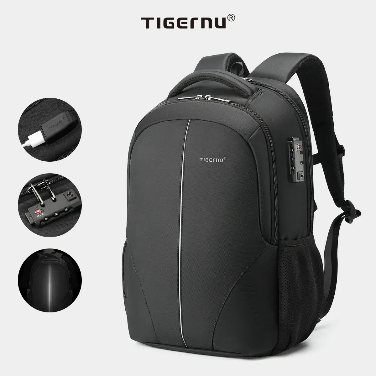 Lifetime Warranty Backpack For Men TSA Anti Theft Bag 15.6inch Laptop Backpack Men Travel Backpacks Schoolbag Male Backpacks Bag