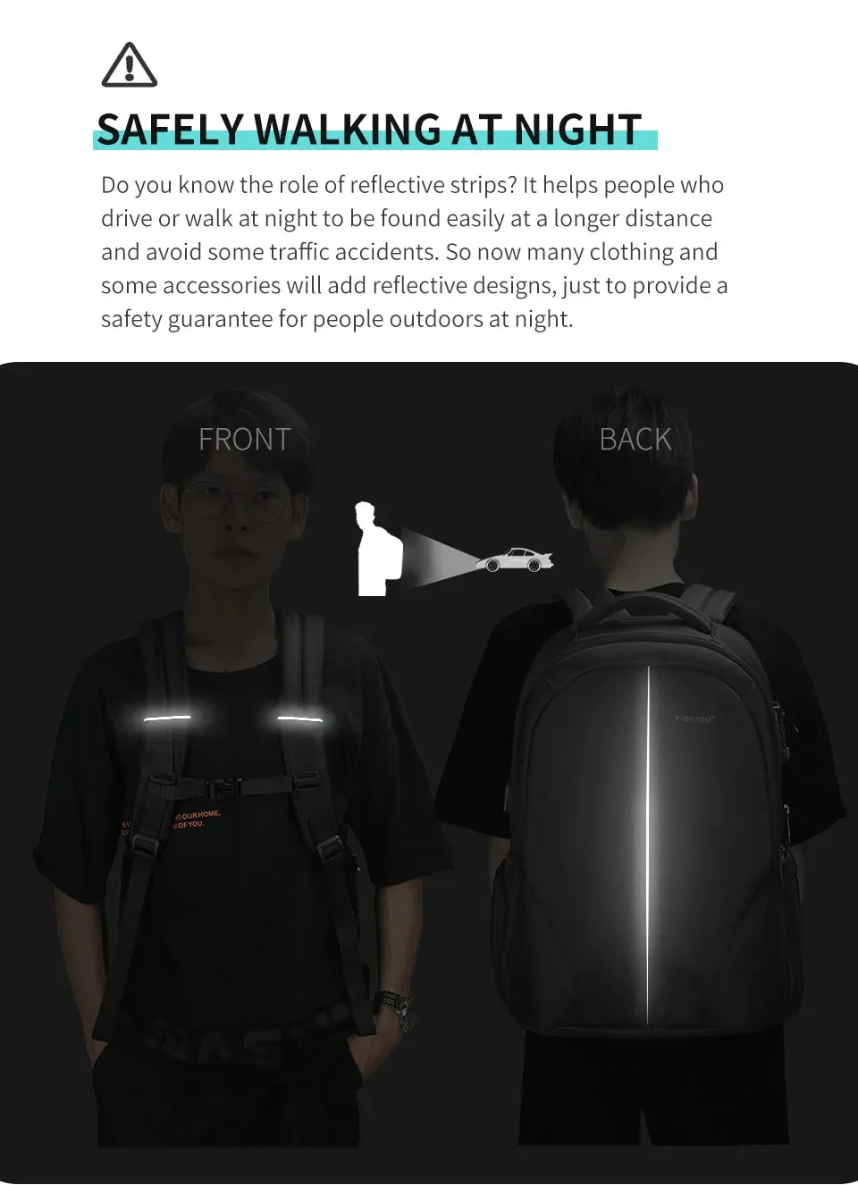 Lifetime Warranty Backpack For Men TSA Anti Theft Bag 15.6inch Laptop Backpack Men Travel Backpacks Schoolbag Male Backpacks Bag