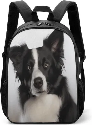 Lightweight Backpacks Cute Travel Bag Durable Border Collie Printing Small Travel Backpack For Women & Men