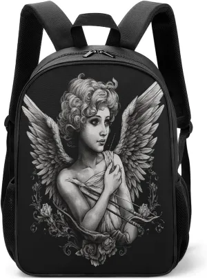 Lightweight Backpacks Cute Travel Bag Durable Fairy Portrait Printing Small Travel Backpack For Women & Men
