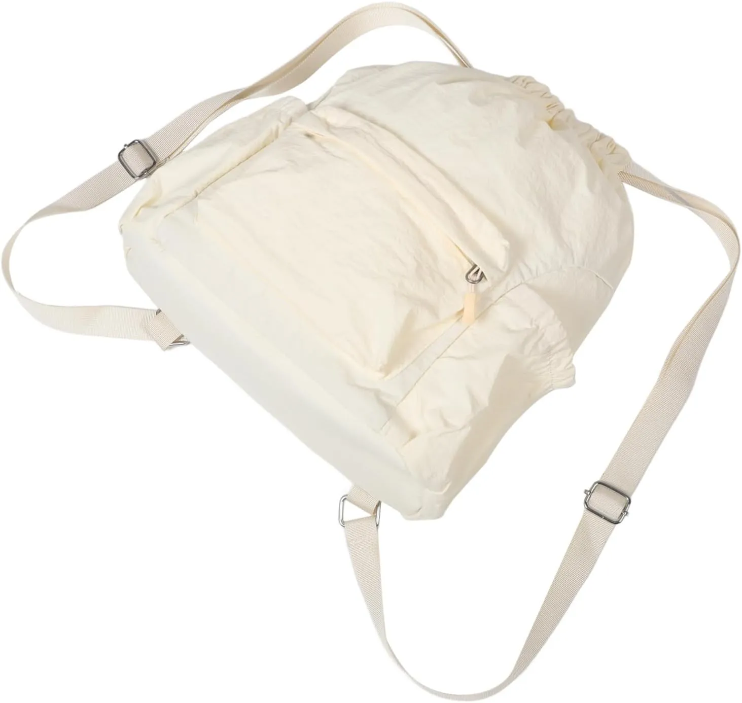 Lightweight Gym Backpack for Women Fashion Backpack Drawstring Shopping Bag Oxford Cloth