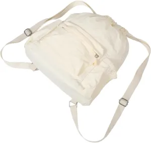 Lightweight Gym Backpack for Women Fashion Backpack Drawstring Shopping Bag Oxford Cloth