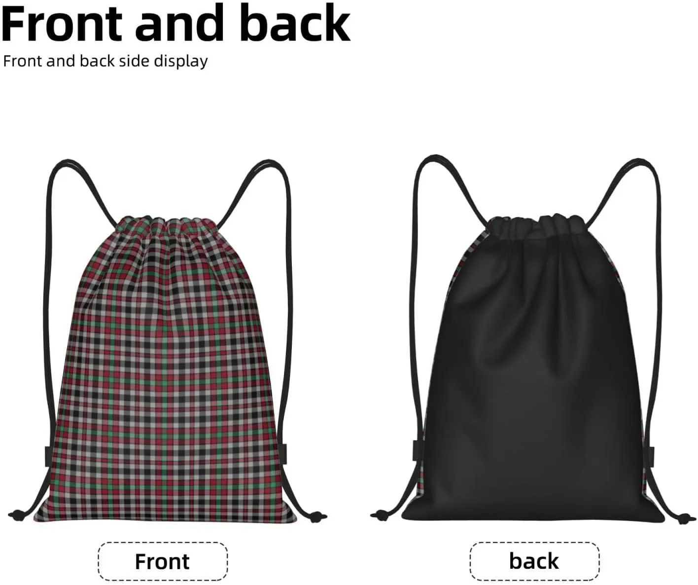 Lightweight String Bag Sack Drawstring Backpack for Sports Yoga Gym
