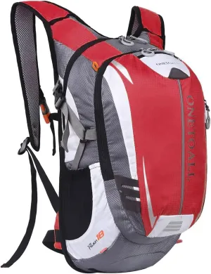 LOCAL LION Cycling Backpack, Small Hiking Backpack, Waterproof Bike Biking Backpacks - Lightweight for Skiing Running 18/25L