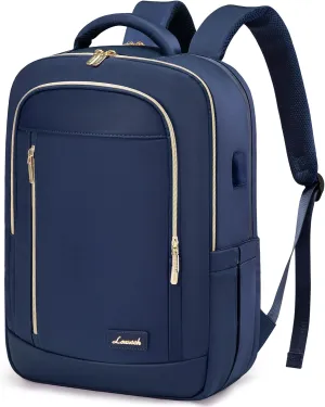 LOVEVOOK Laptop Backpack for Women, Business Travel Backpacks Purse, Daily Computer Bag for Work, Stylish Teacher Office Daypack, 15.6 inch