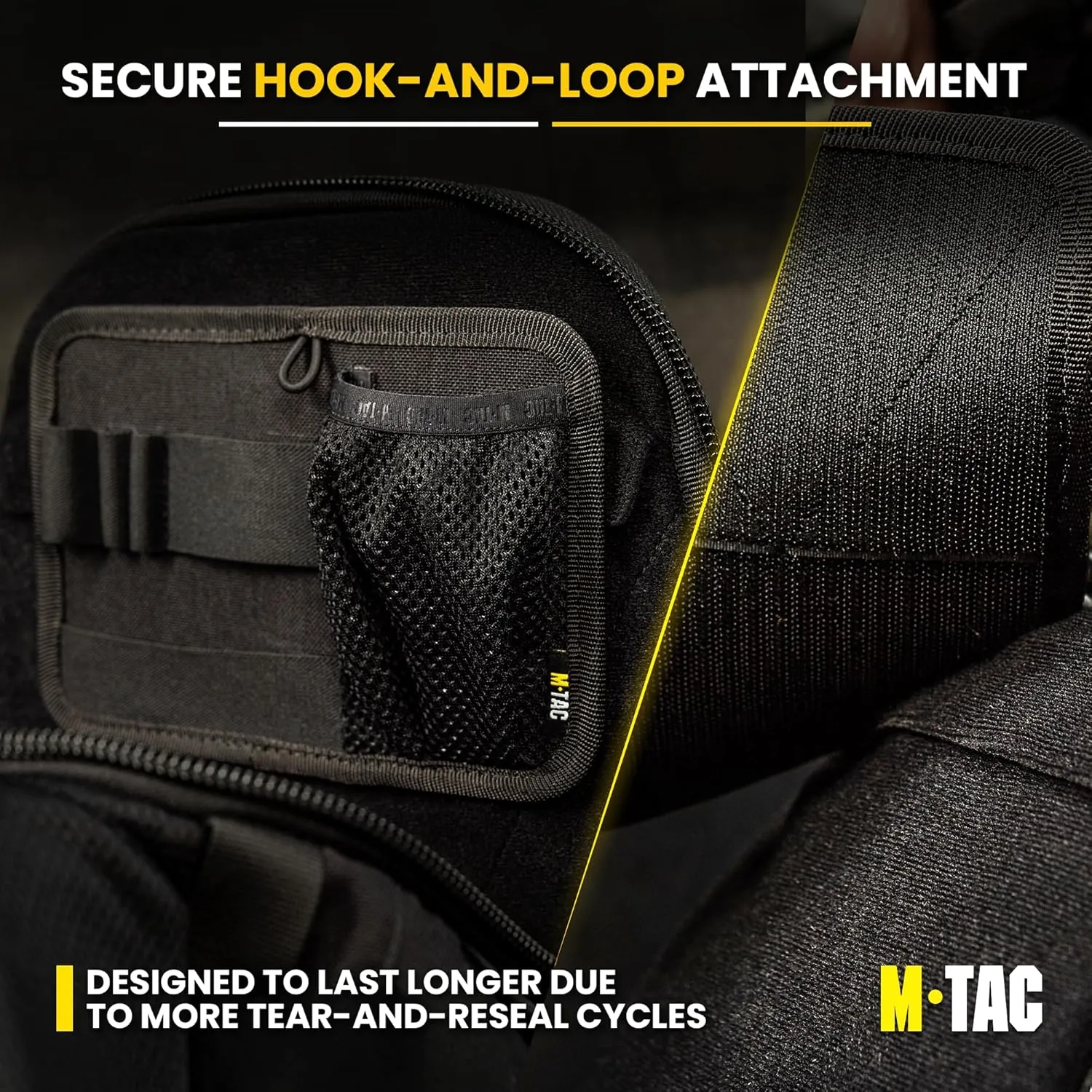 M-Tac Tactical Bag Insert Modular Organizer Utility Admin Pouch Hook Fasteners - Key Holder