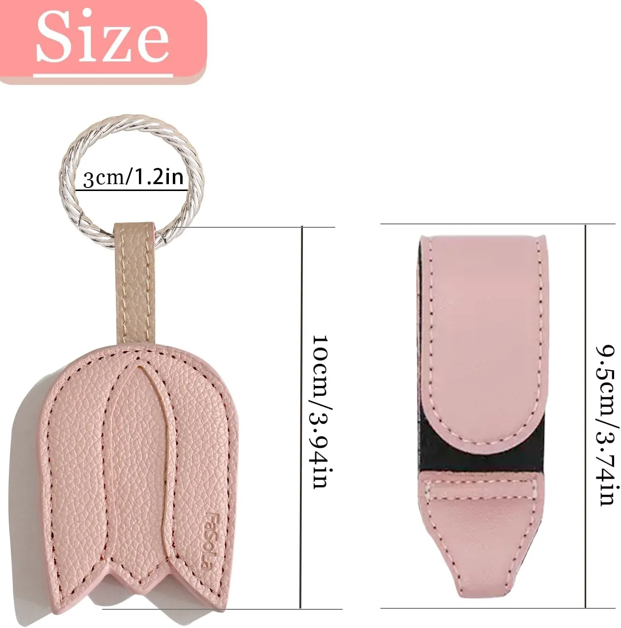 Magnetic Hat Clip for Travel on Bag - Anti-Wind Blowing & Anti-Drop Travel Essential with Alloy Buckle, Premium PU Leather Hat Sunglasses Magnet Clip with Accessory for Baby Stroller