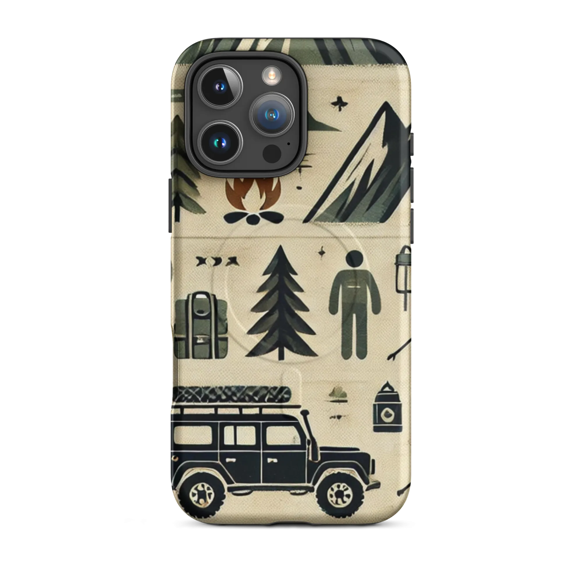 MagSafe Tough iPhone Case - Vintage Jeep Off-Road