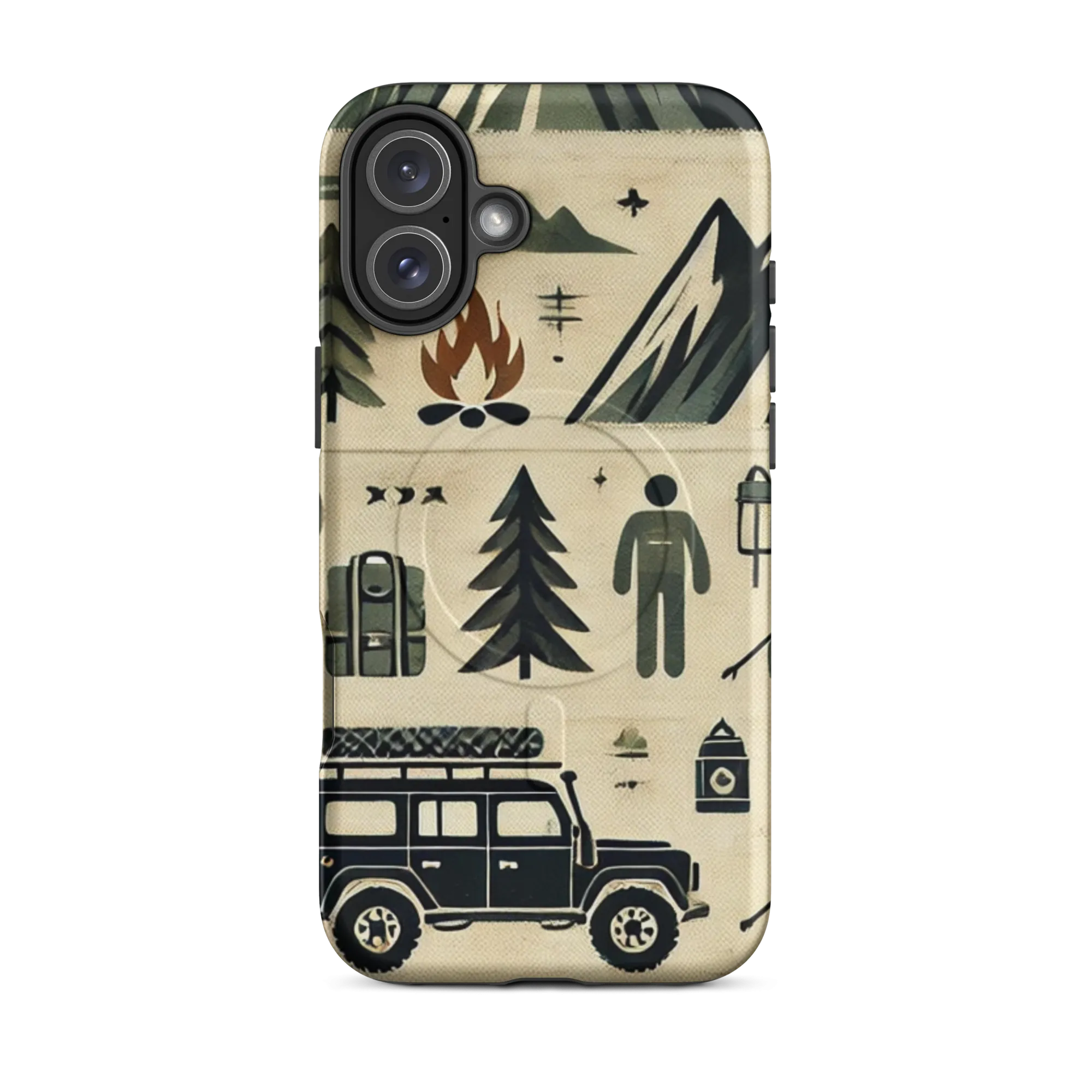 MagSafe Tough iPhone Case - Vintage Jeep Off-Road