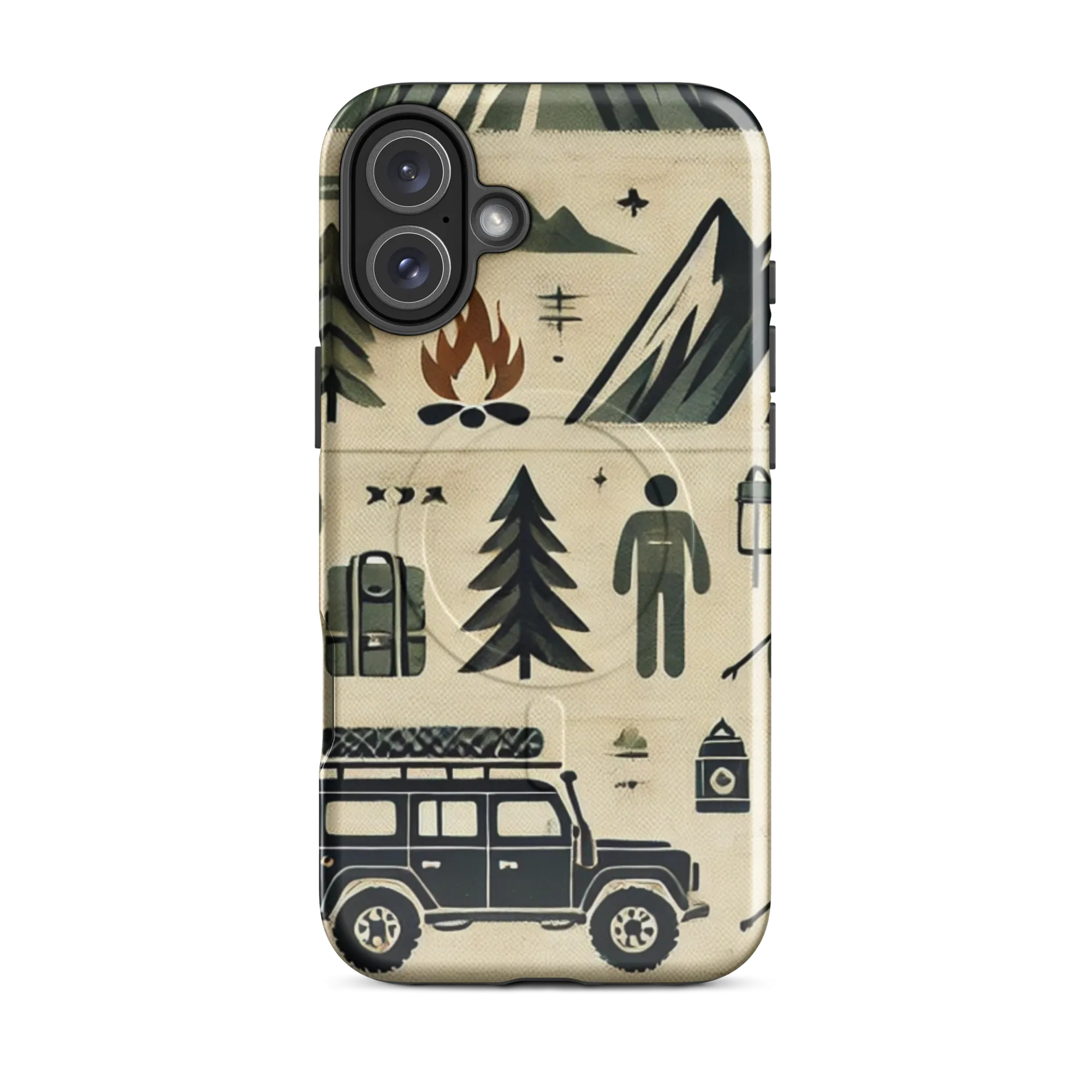 MagSafe Tough iPhone Case - Vintage Jeep Off-Road