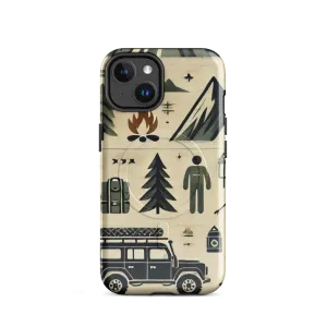 MagSafe Tough iPhone Case - Vintage Jeep Off-Road
