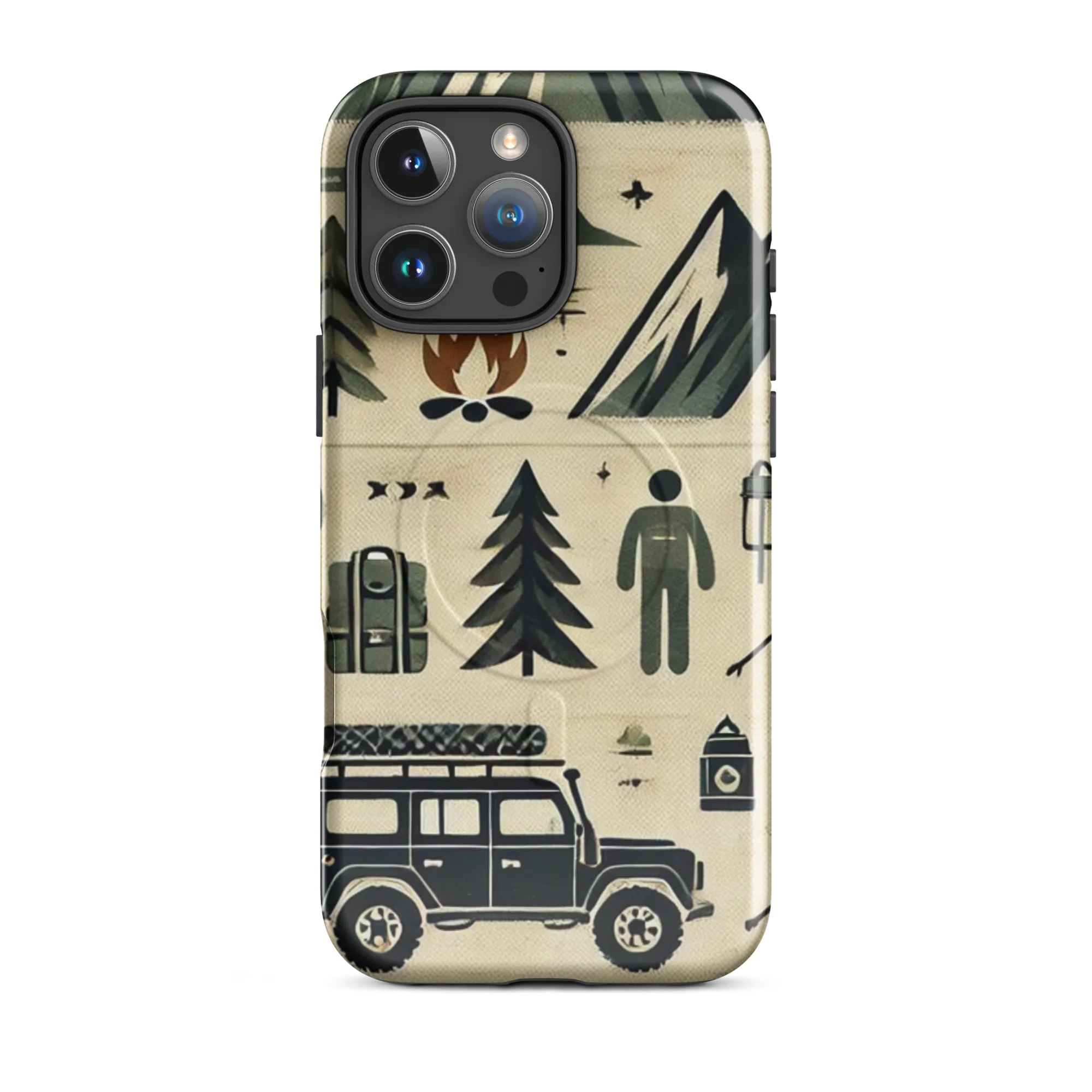 MagSafe Tough iPhone Case - Vintage Jeep Off-Road