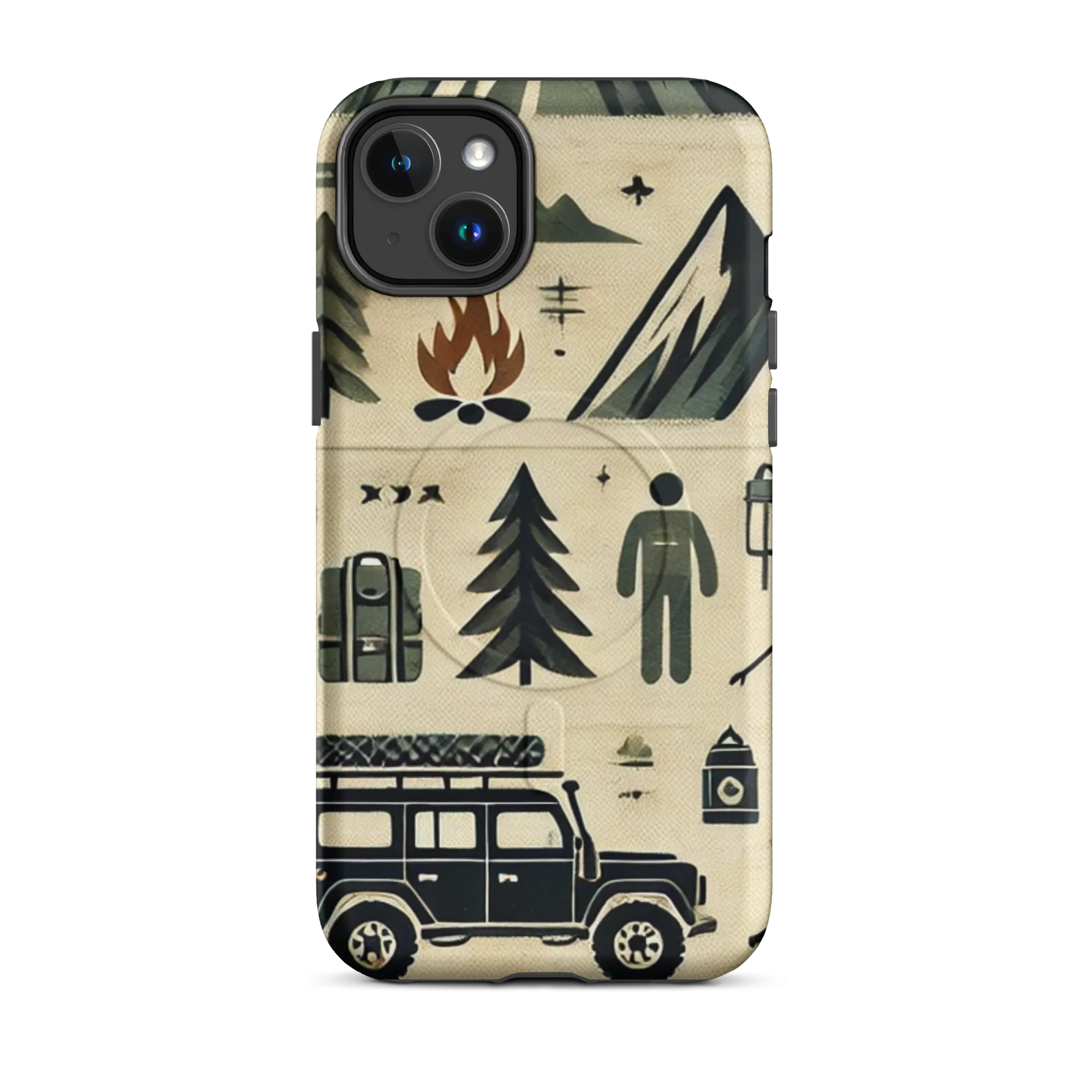 MagSafe Tough iPhone Case - Vintage Jeep Off-Road