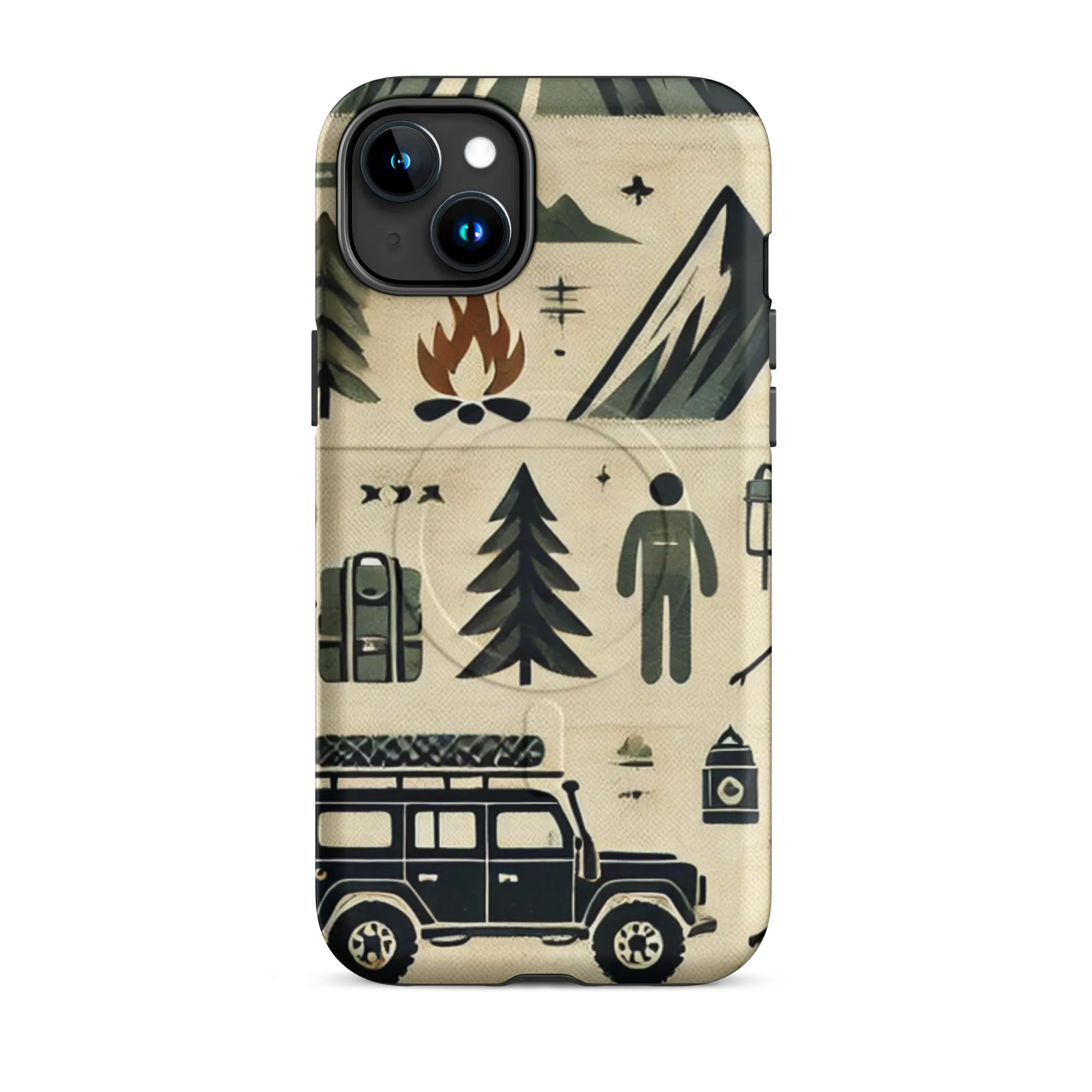 MagSafe Tough iPhone Case - Vintage Jeep Off-Road
