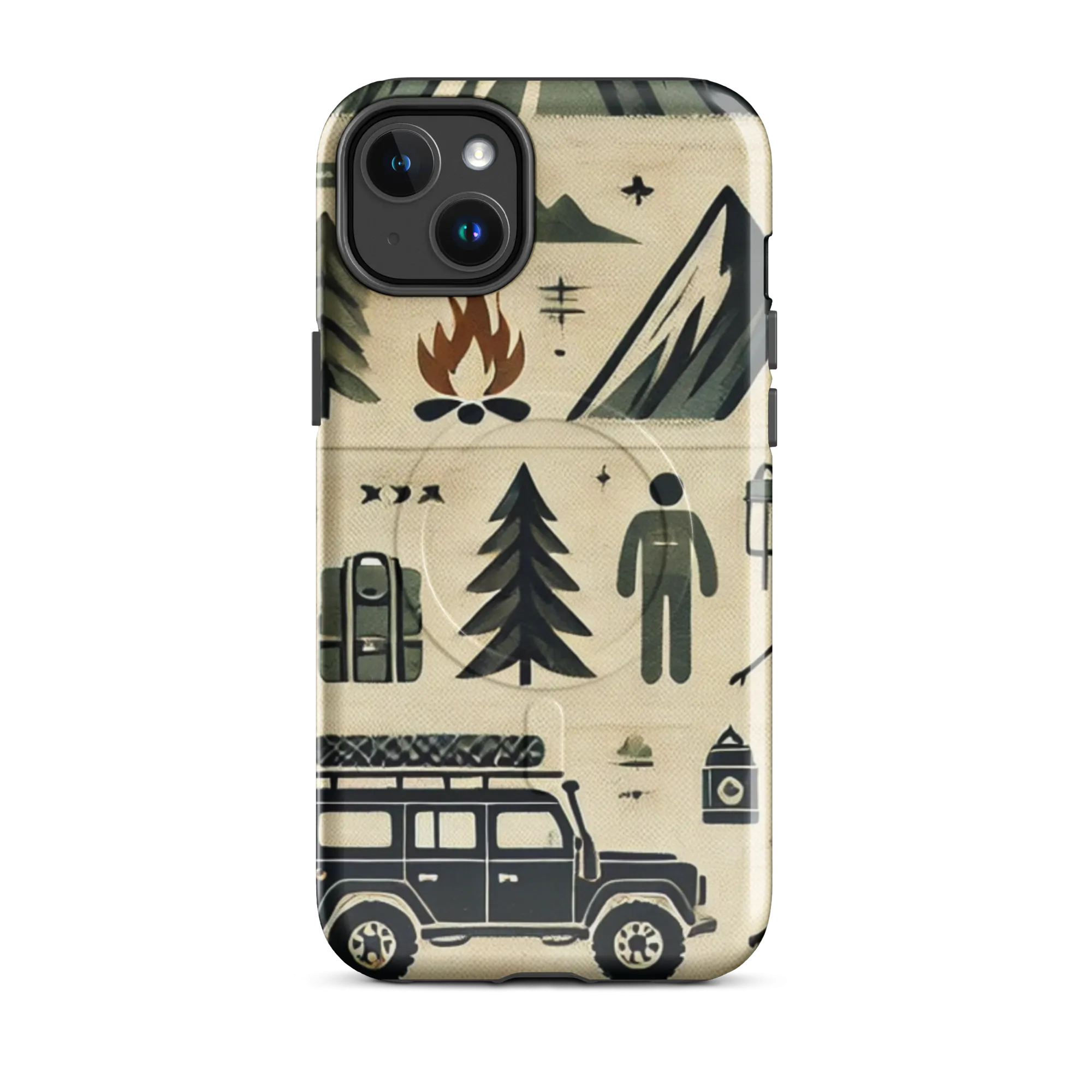 MagSafe Tough iPhone Case - Vintage Jeep Off-Road