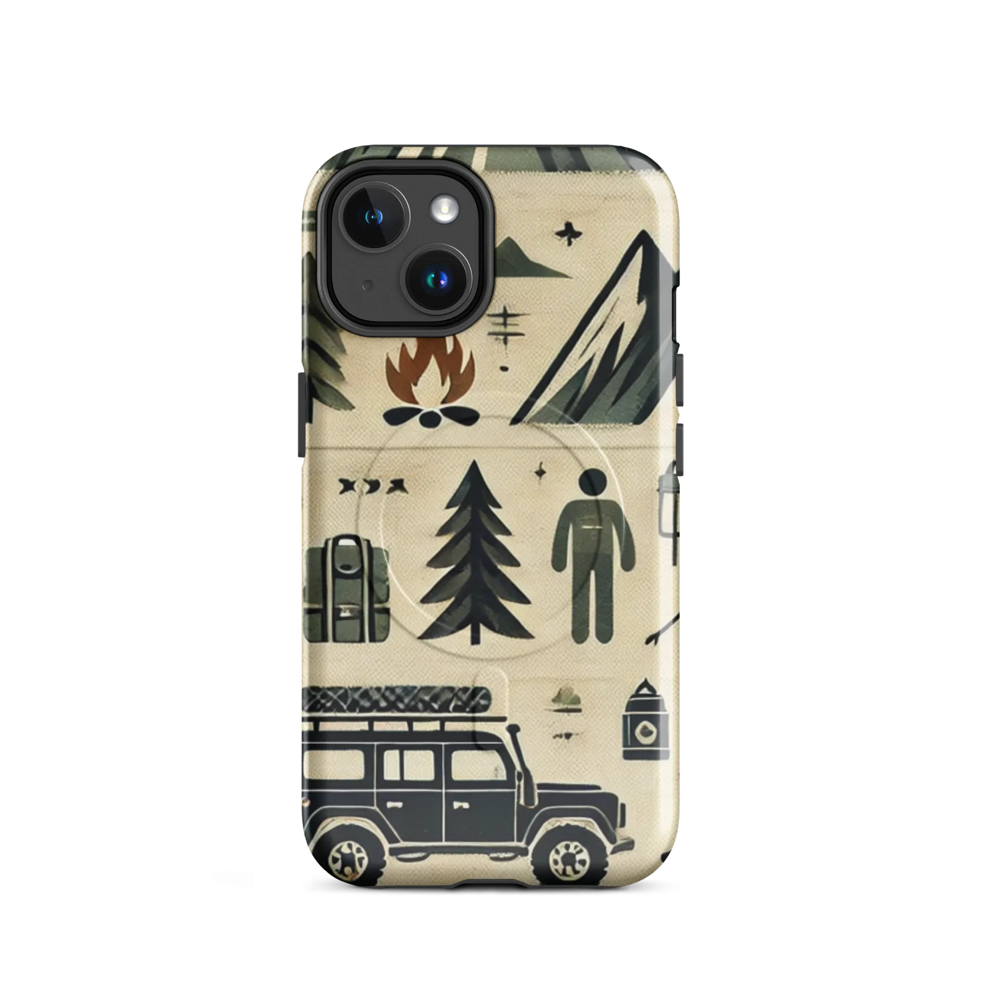 MagSafe Tough iPhone Case - Vintage Jeep Off-Road