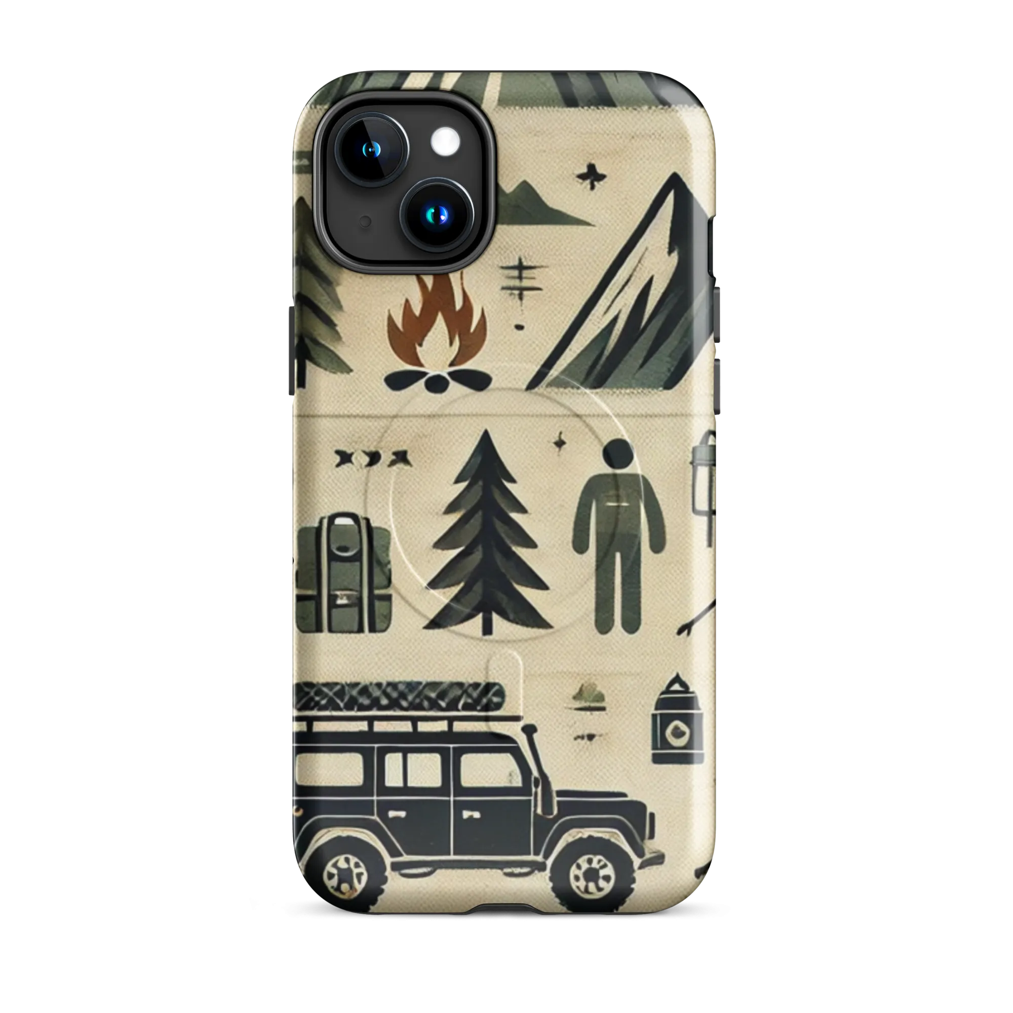MagSafe Tough iPhone Case - Vintage Jeep Off-Road