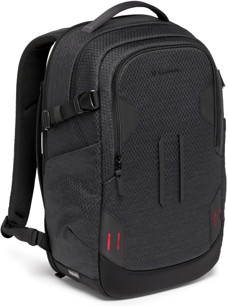 Manfrotto PRO Light Backloader S, Professional Camera Backpack, Top and Rear Access, Double Tripod Attachment, Padded Backpack with Interchangeable Dividers, Black