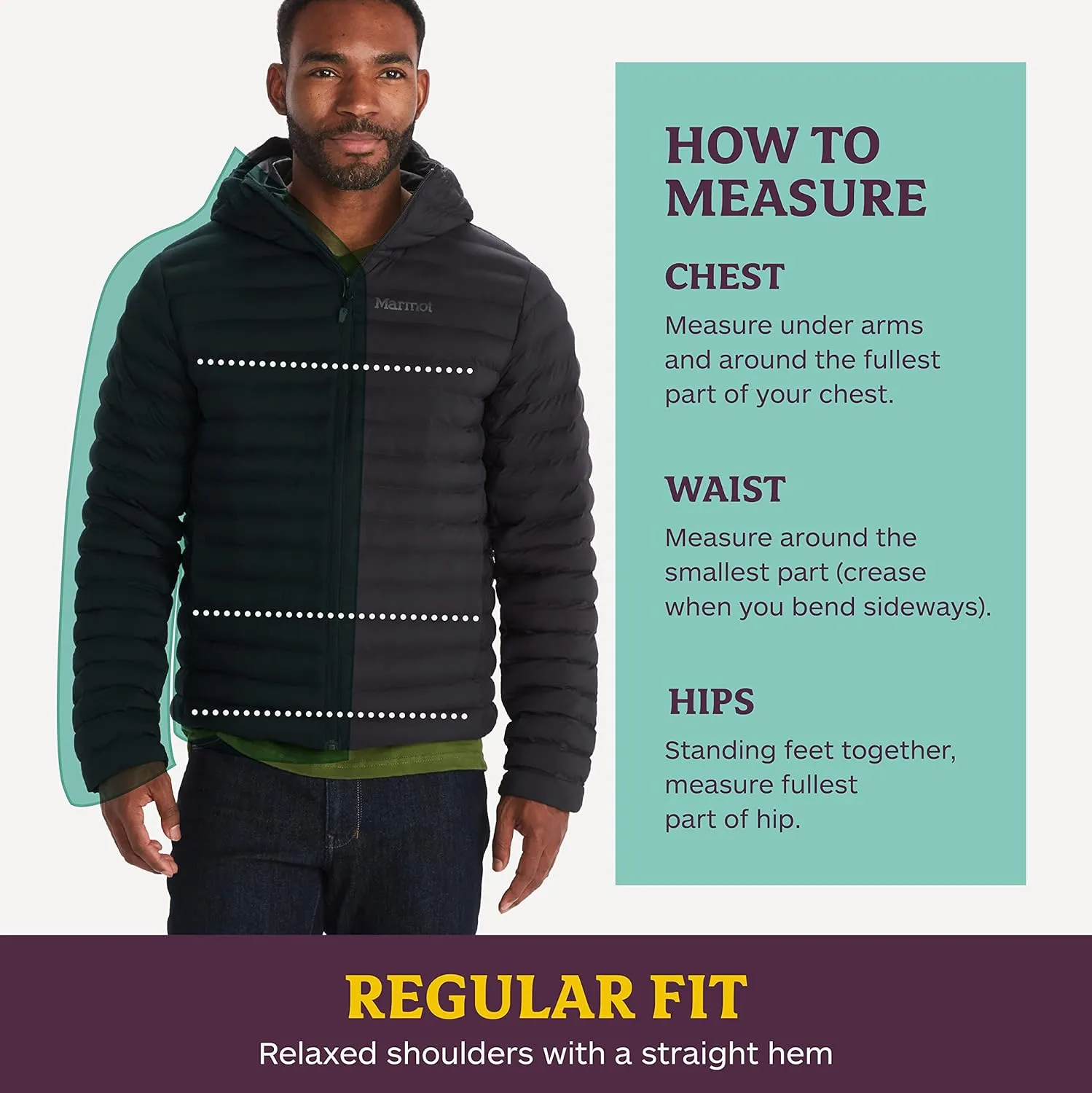 MARMOT Men's Echo Featherless Hoody - Lightweight Down-Alternative Puffer Jacket with Hood