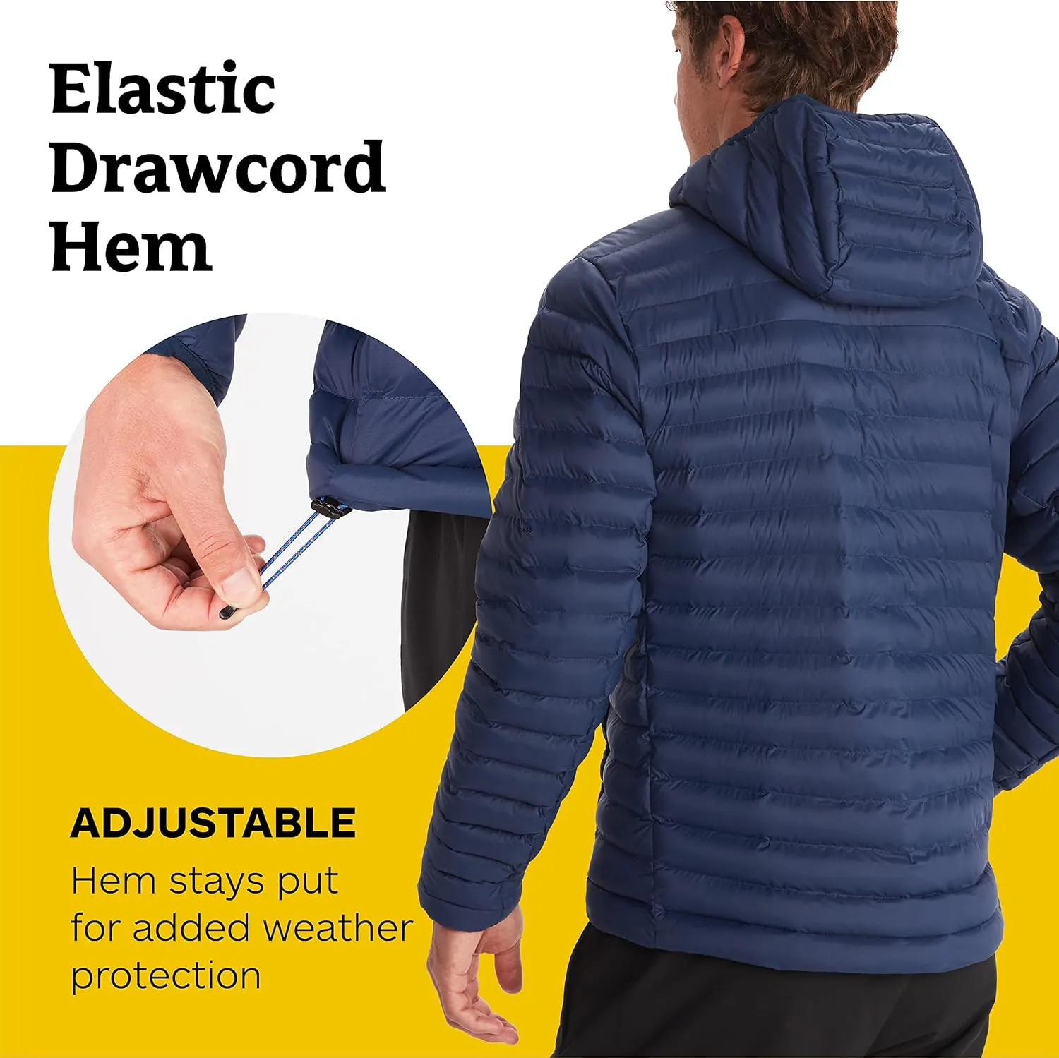 MARMOT Men's Echo Featherless Hoody - Lightweight Down-Alternative Puffer Jacket with Hood