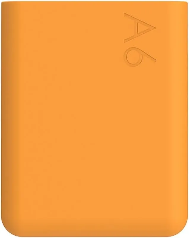 memobottle A6 (Mandarin) Bundle - 12oz (375ml) - Bottle, silicone sleeve & lid | Compact Water Bottle For Bags & Small Pockets | BPA Free Tritan | Modern, Minimalist | For Gym & Work