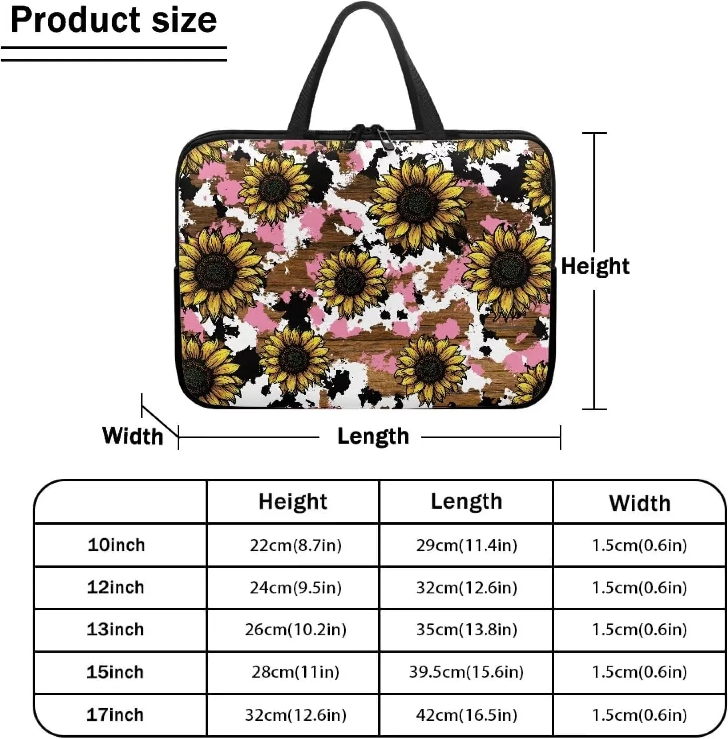 Mens Laptop Bag 17 Inch Laptop Sleeve Case 15.6Inch Laptop Tote Bag for Women Travel Laptop Bag 14Inch