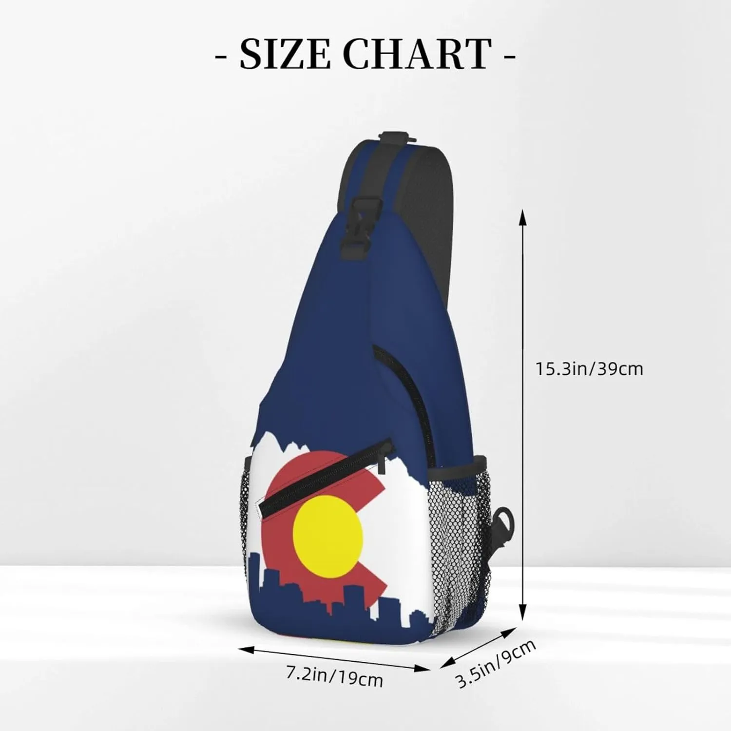 Mexican Loteria Cards Sling Bag Casual Chest Bags Adjustable Crossbody Bag Shoulder Backpack For Travel Hiking