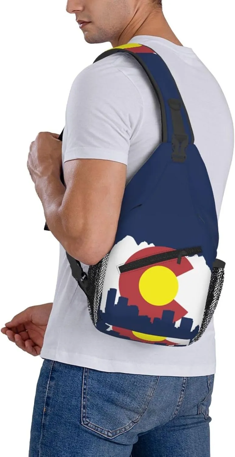 Mexican Loteria Cards Sling Bag Casual Chest Bags Adjustable Crossbody Bag Shoulder Backpack For Travel Hiking