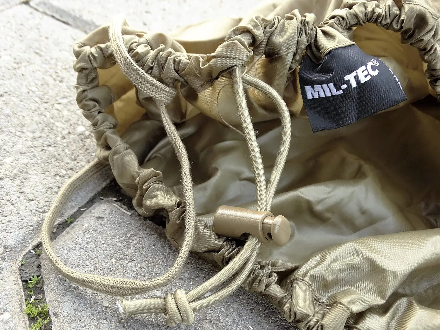 MIL-TEC waterproof water rain resistant Backpack Lightweight Cover up to 80 litres - Coyote colour