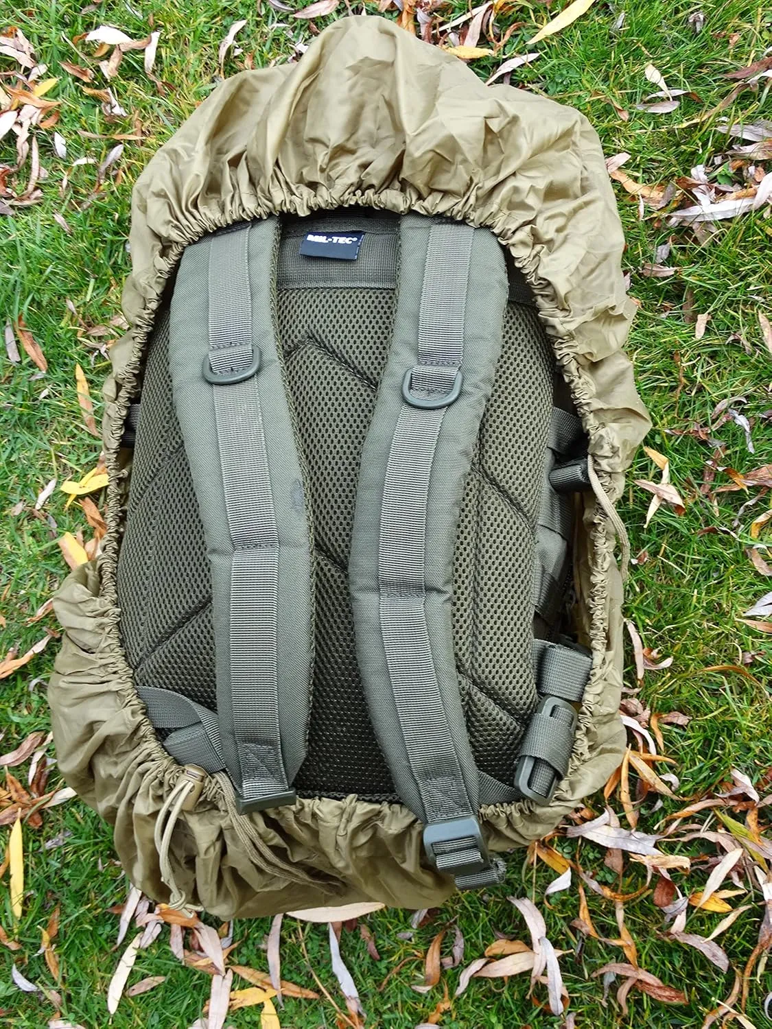 MIL-TEC waterproof water rain resistant Backpack Lightweight Cover up to 80 litres - Coyote colour