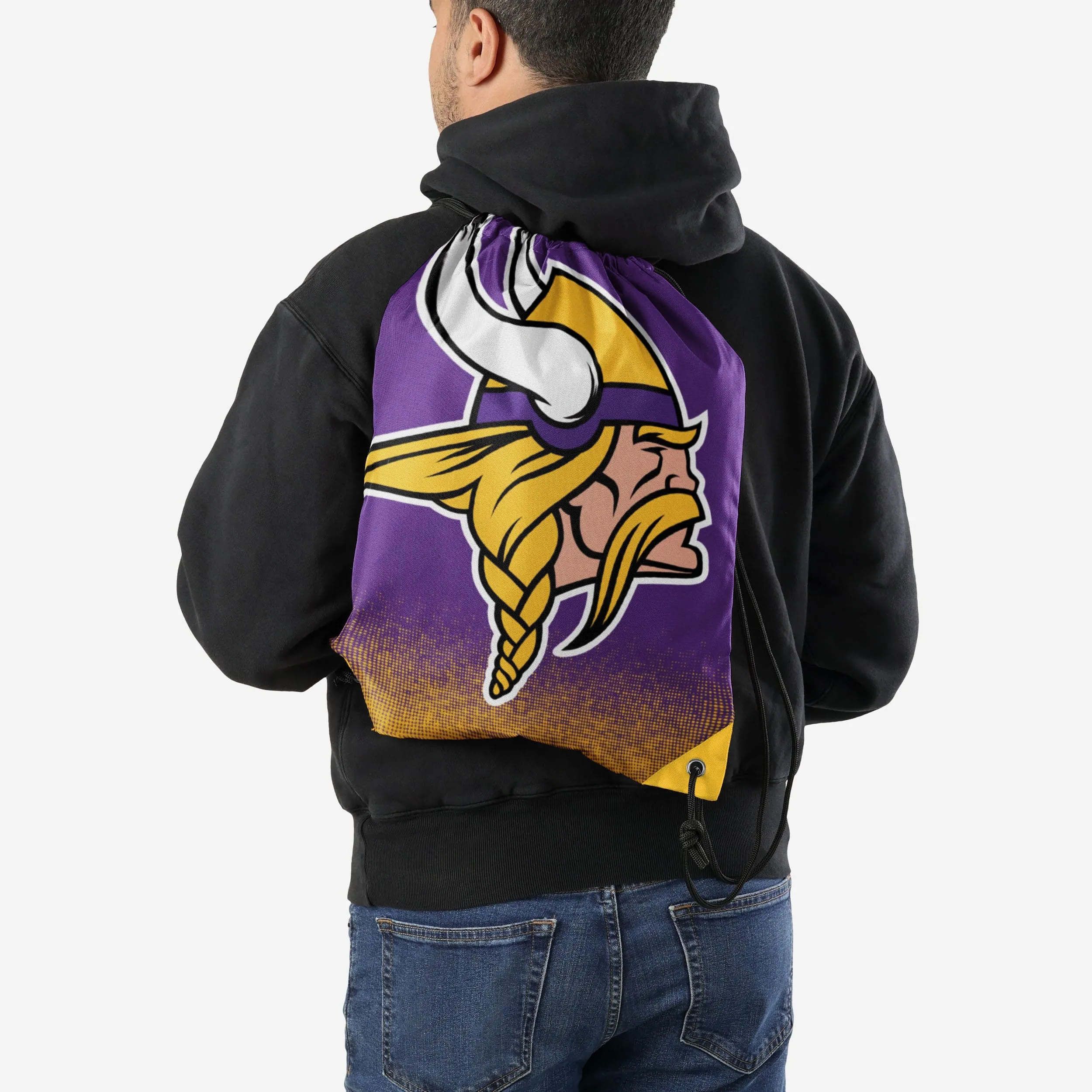 Minnesota Vikings Gradient Drawstring Backpack