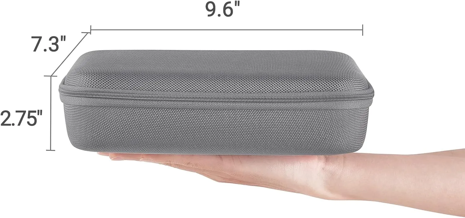 Mkono Travel Sunglasses Organizer Glasses Case Multiple Pairs with Adjustable Slots Eyeglasses Case Storage Box for Men (5 Slots, Gray)
