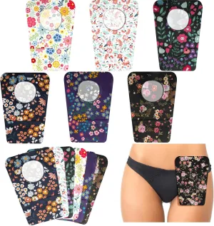 Mumufy 14 Pcs Ostomy Bag Pouch Covers for Women Men with Round Opening Care Protector Shower Wraps Cover Odor