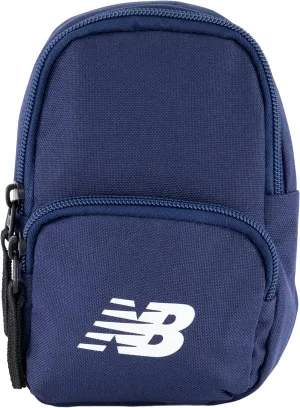 New Balance Mini Backpack, Micro Travel Shoulder Bag with Adjustable Straps for Men and Women, Blue, 7 Inch