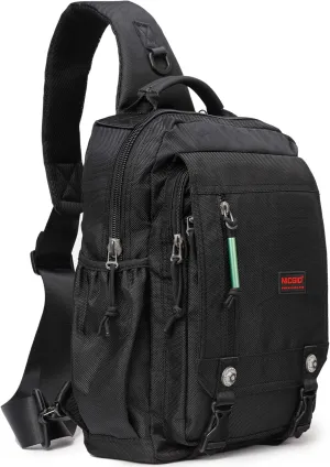 NICGID Sling Bags Chest Shoulder Backpacks, 13.3'' 14.1'' 15.6''Laptop Backpack Crossbody Messenger Bag Travel Outdoor